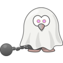 download Ghost Of A Penguin clipart image with 180 hue color