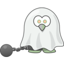 download Ghost Of A Penguin clipart image with 270 hue color