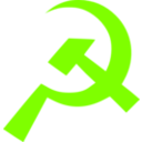 download Hammer And Sickle clipart image with 90 hue color