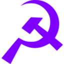 download Hammer And Sickle clipart image with 270 hue color