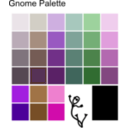 download Color Palette clipart image with 270 hue color