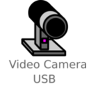 download Camera Usb Labelled clipart image with 180 hue color