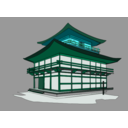 download Kinkakuji clipart image with 135 hue color