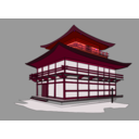 download Kinkakuji clipart image with 315 hue color