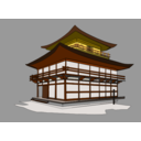 download Kinkakuji clipart image with 0 hue color