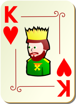 Ornamental Deck King Of Hearts