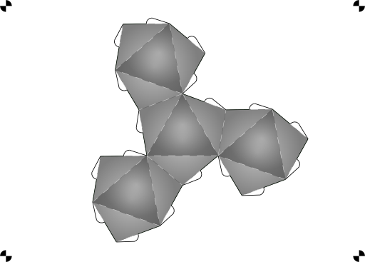 Net From Tetrahedron To Geodesic Dome Frequncy 2