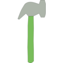 download Hammer 2 clipart image with 90 hue color