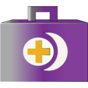 download First Aid Bag Icon clipart image with 45 hue color