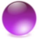 download Blue Cristal Ball clipart image with 90 hue color