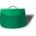 download Leather Briefcase clipart image with 135 hue color