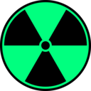 download Radioactive Symbol clipart image with 90 hue color