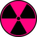 download Radioactive Symbol clipart image with 270 hue color