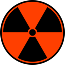 download Radioactive Symbol clipart image with 315 hue color