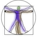download Vitruvian Man clipart image with 180 hue color