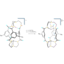 download Sn Ii Hetero Bimetallic Cryptand clipart image with 180 hue color