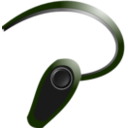download Bluetooth Headset Brown clipart image with 90 hue color