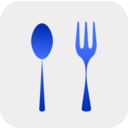 download Spoon And Fork clipart image with 225 hue color