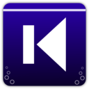 download Previous Track Icon clipart image with 135 hue color