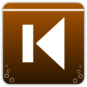 download Previous Track Icon clipart image with 270 hue color