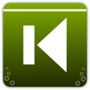 download Previous Track Icon clipart image with 315 hue color
