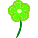 download Simple Flower clipart image with 45 hue color