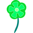 download Simple Flower clipart image with 90 hue color