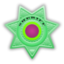 download Sheriff Star clipart image with 90 hue color
