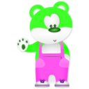 download Bear clipart image with 90 hue color