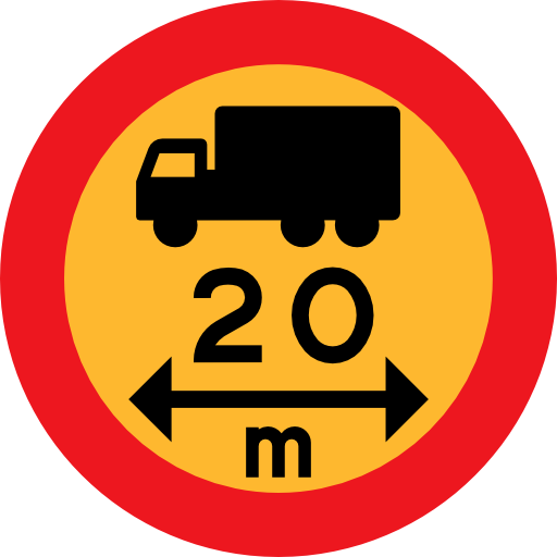 20m Truck Sign