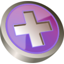 download Plus Token clipart image with 180 hue color