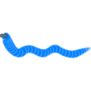download Worm Gusano clipart image with 90 hue color