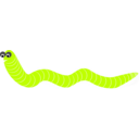 download Worm Gusano clipart image with 315 hue color