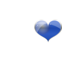 download Heart clipart image with 225 hue color