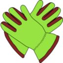 download Gloves clipart image with 90 hue color