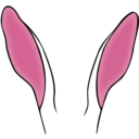 download Rabbit Ears clipart image with 0 hue color