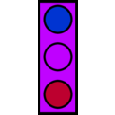 download Stoplight clipart image with 225 hue color