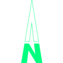 download North Arrow Orienteering clipart image with 270 hue color