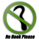 download No Hook Please clipart image with 90 hue color