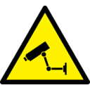download Caution Cctv clipart image with 0 hue color