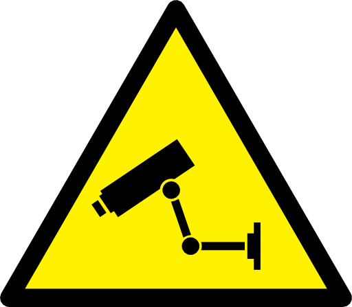 Caution Cctv