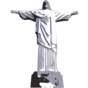 download Christ The Redeemer Statue clipart image with 180 hue color