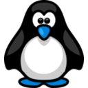 download Little Penguin clipart image with 180 hue color