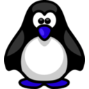 download Little Penguin clipart image with 225 hue color