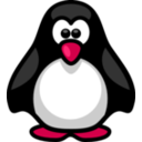 download Little Penguin clipart image with 315 hue color