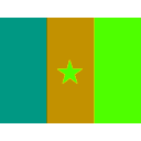 download Flag Of Cameroon clipart image with 45 hue color