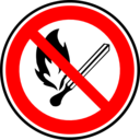 Fire Forbidden Sign