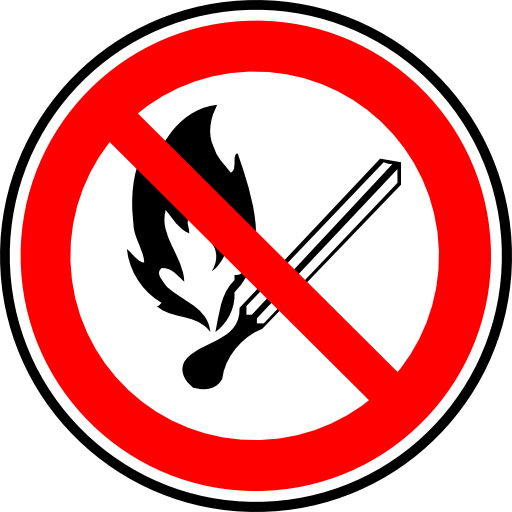Fire Forbidden Sign