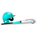 download Baseball clipart image with 180 hue color