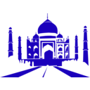 download Taj Mahal clipart image with 45 hue color